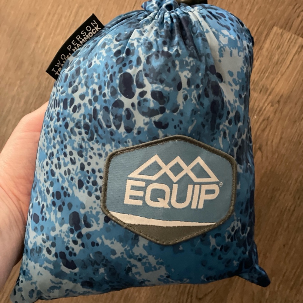 Equip Blue Patterned Two Person Hammock